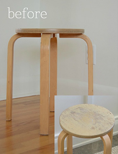 Nalle's House stool before