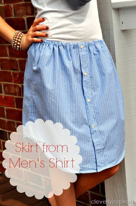 Cleverly Inspired skirt after