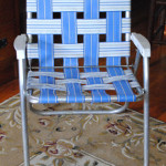 One Day at a Time lawn chair before