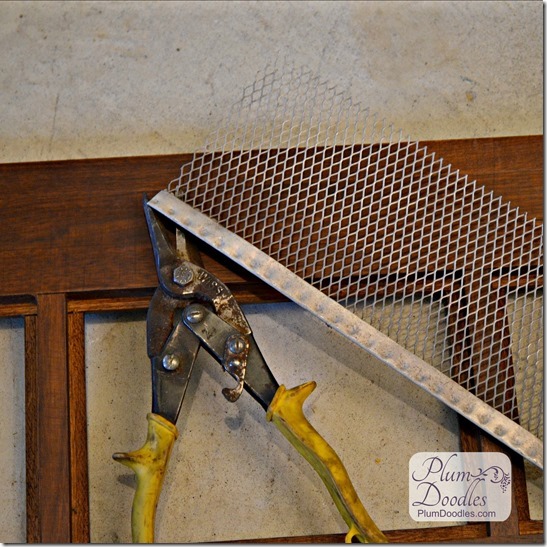 Plumdoodles gutter screen before