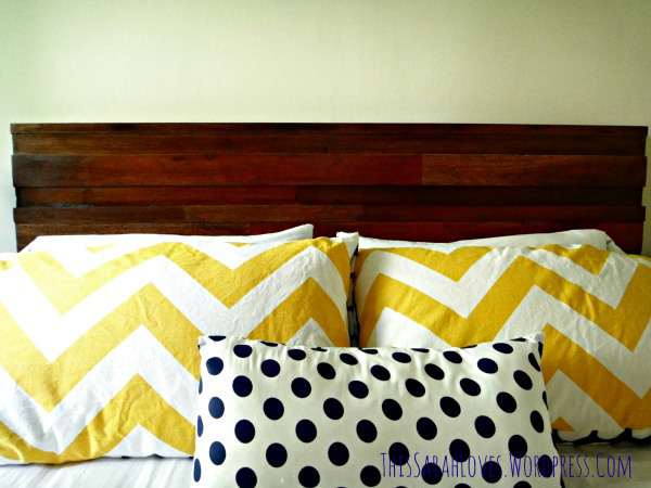 This Sarah Loves west elm headboard after