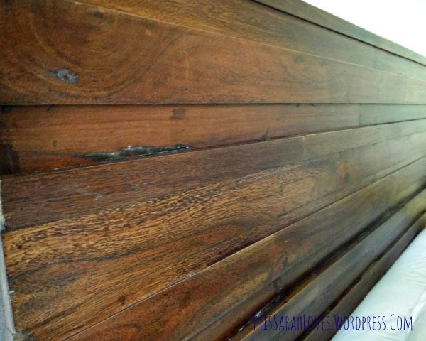 This Sarah Loves west elm headboard before