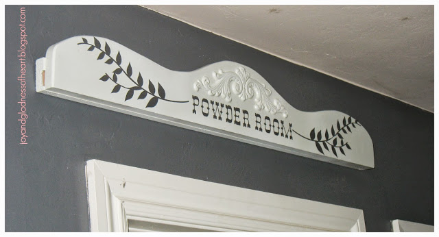 Joy and Gladness wood trim after