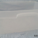 R&R Workshop plastic drawers before