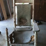 Rain on a Tin Roof rocking chair before