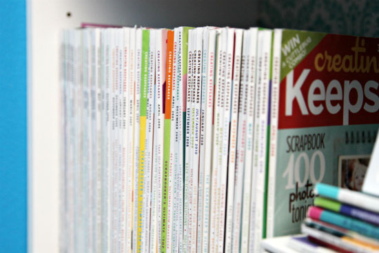 Stack of Scrapping magazines