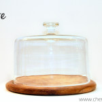 Cherished Bliss chalkboard cloche after