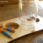 Day 2 Day Supermom chandelier before