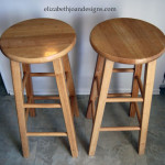 Elizabeth Joan Designs bar stools before