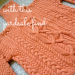 Posed Perfection sweater before