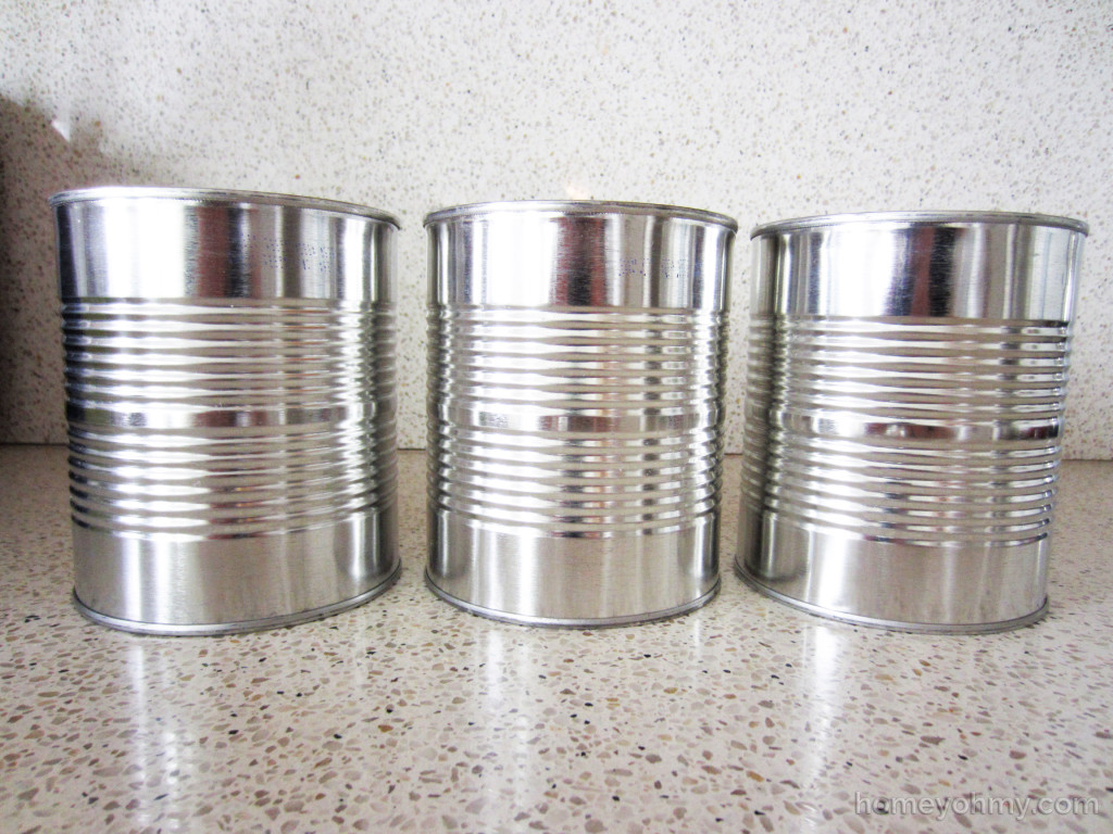 Home Oh My tin cans before