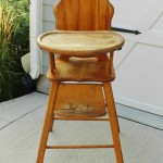 Oh So Shabby high chair before