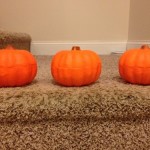 Rain on a Tin Roof pumpkins before