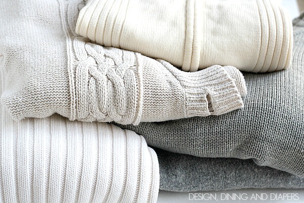 Design Dining Diapers sweaters before