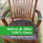 Eve of Reduction chair before