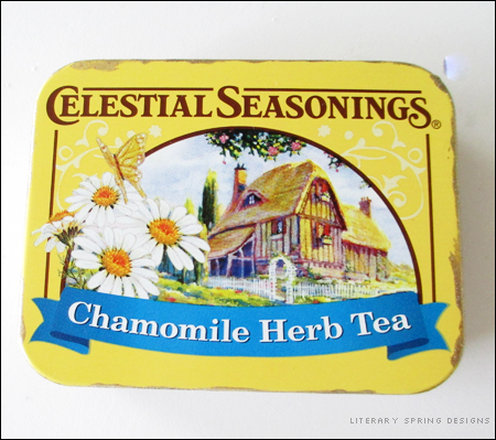 Literary Spring tin before