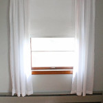 Love Grows Wild roller shades before