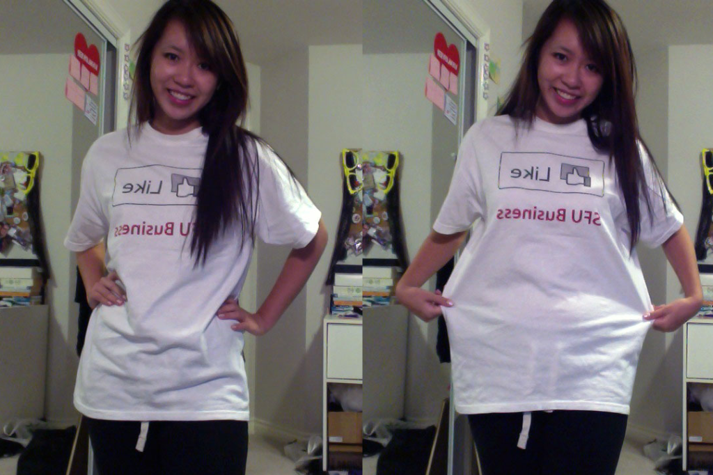 Salina Siu tshirt before