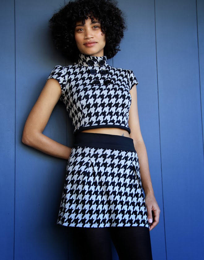 The Felted Fox dress after