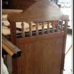 Upcycle Addict mudroom bench before