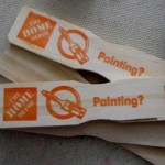 Home Depot paint sticks
