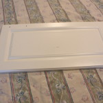 The Happy Housie cabinet door before