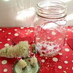 Homespun with Love mason jar before