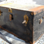 Lake Girl Paints trunk before