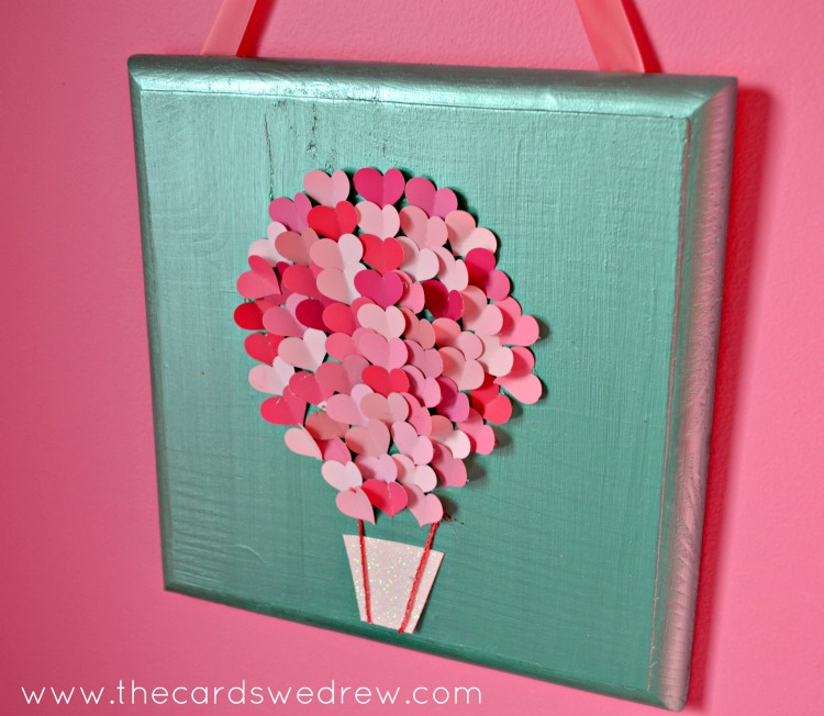 The Cards We Drew nursery paint swatch art hot air balloon