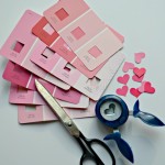 The Cards We Drew pink paint swatch cards