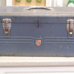 The Happy Housie vintage tool box before
