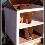 Upcycle Addict dollhouse before