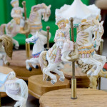 Makely School for Girls ceramic carousel horses