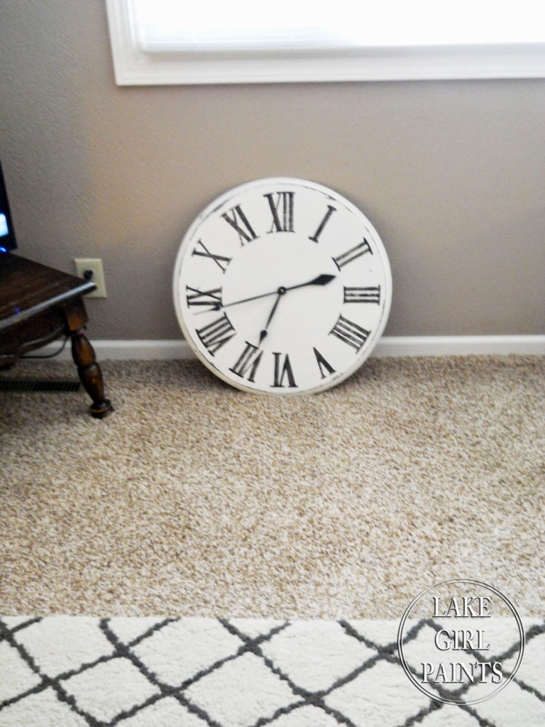 Large Roman Numeral Clock