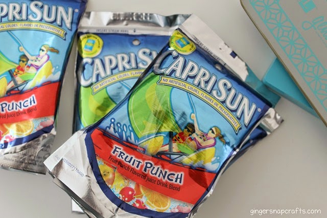 empty capri sun wrappers