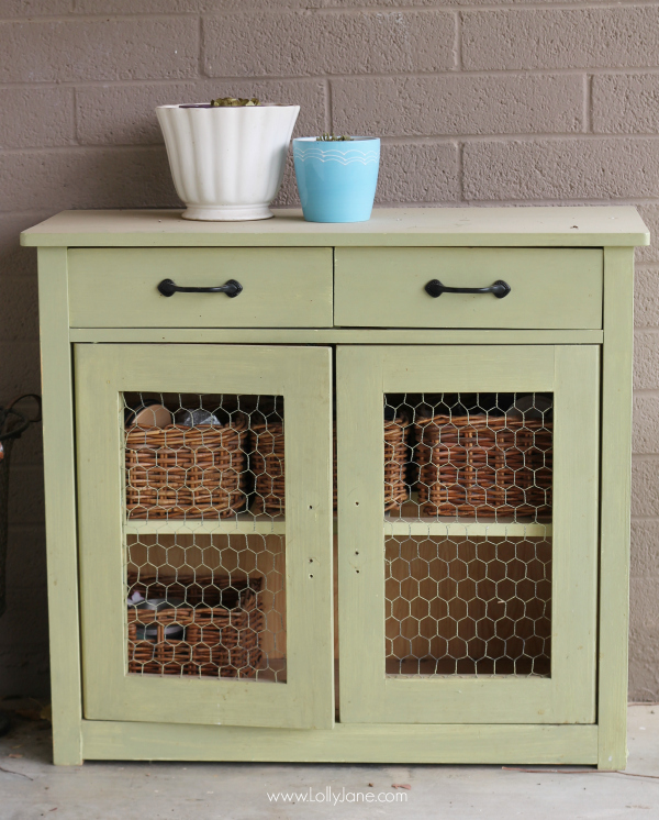 painted-green-cabinet