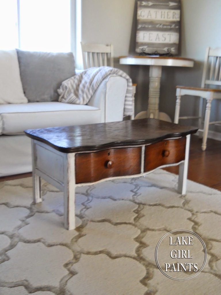Dresser into coffee table
