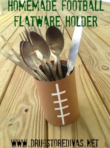 football-party-utensil-holder
