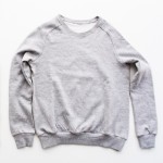 grey sweatshirt