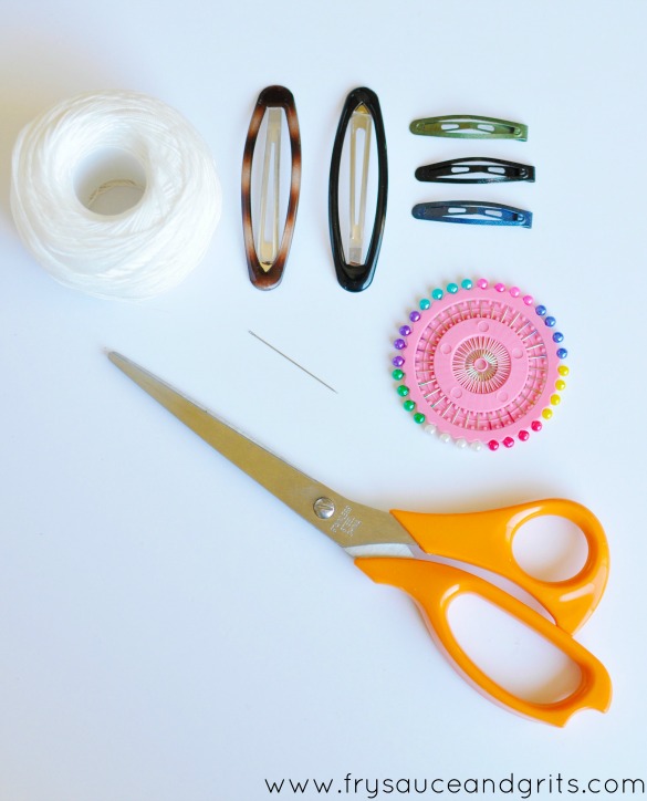 hair-clips-scissors-needles-thread